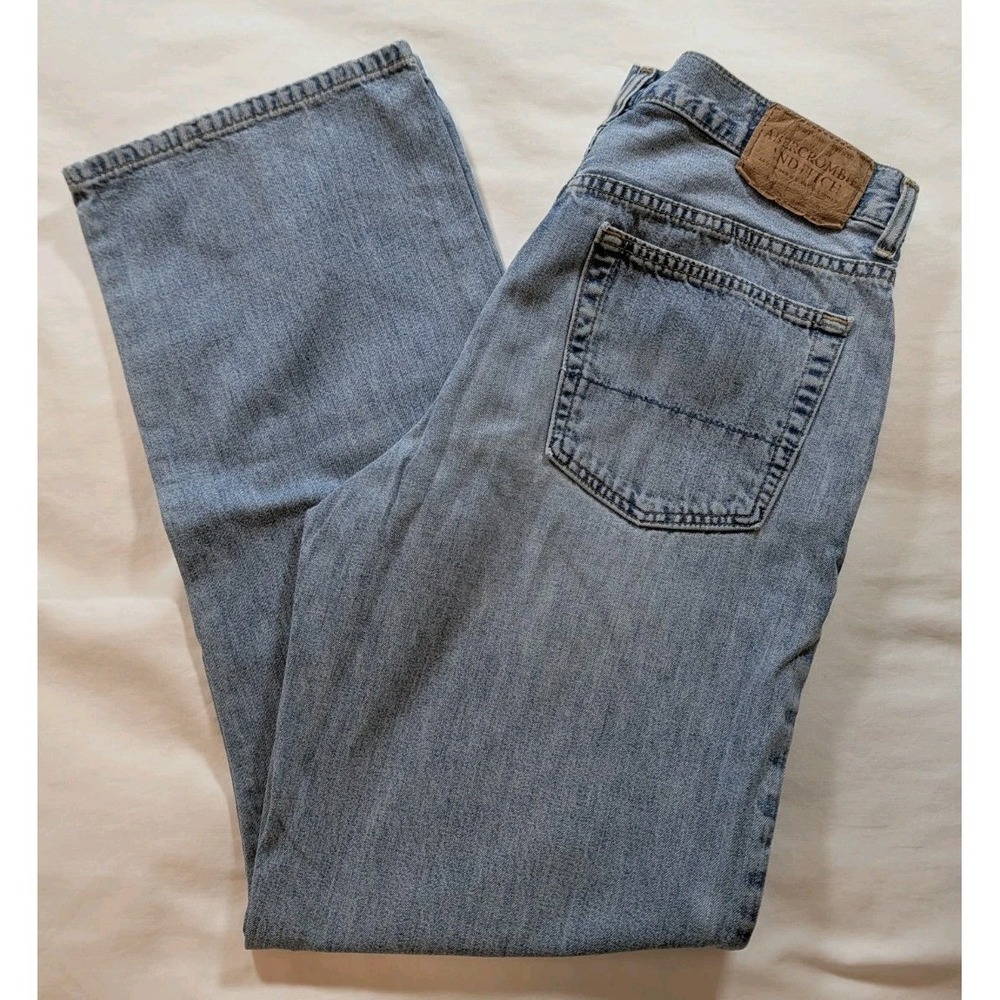 VTG Abercrombie & Fitch 1892 Jeans 32x32 Made In USA 100% Cotton Button Fly